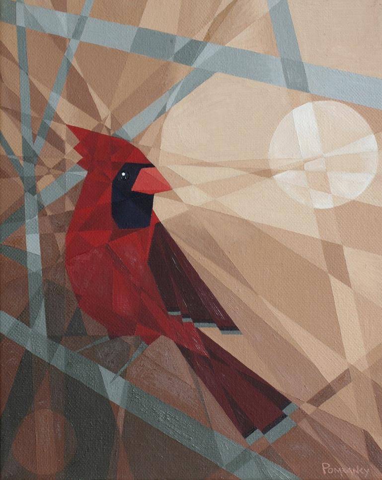 Painting of a Cardinal