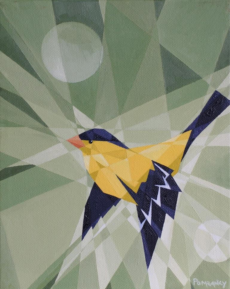 Painting of a Goldfinch